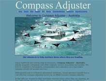 Tablet Screenshot of compassadjuster.com.au